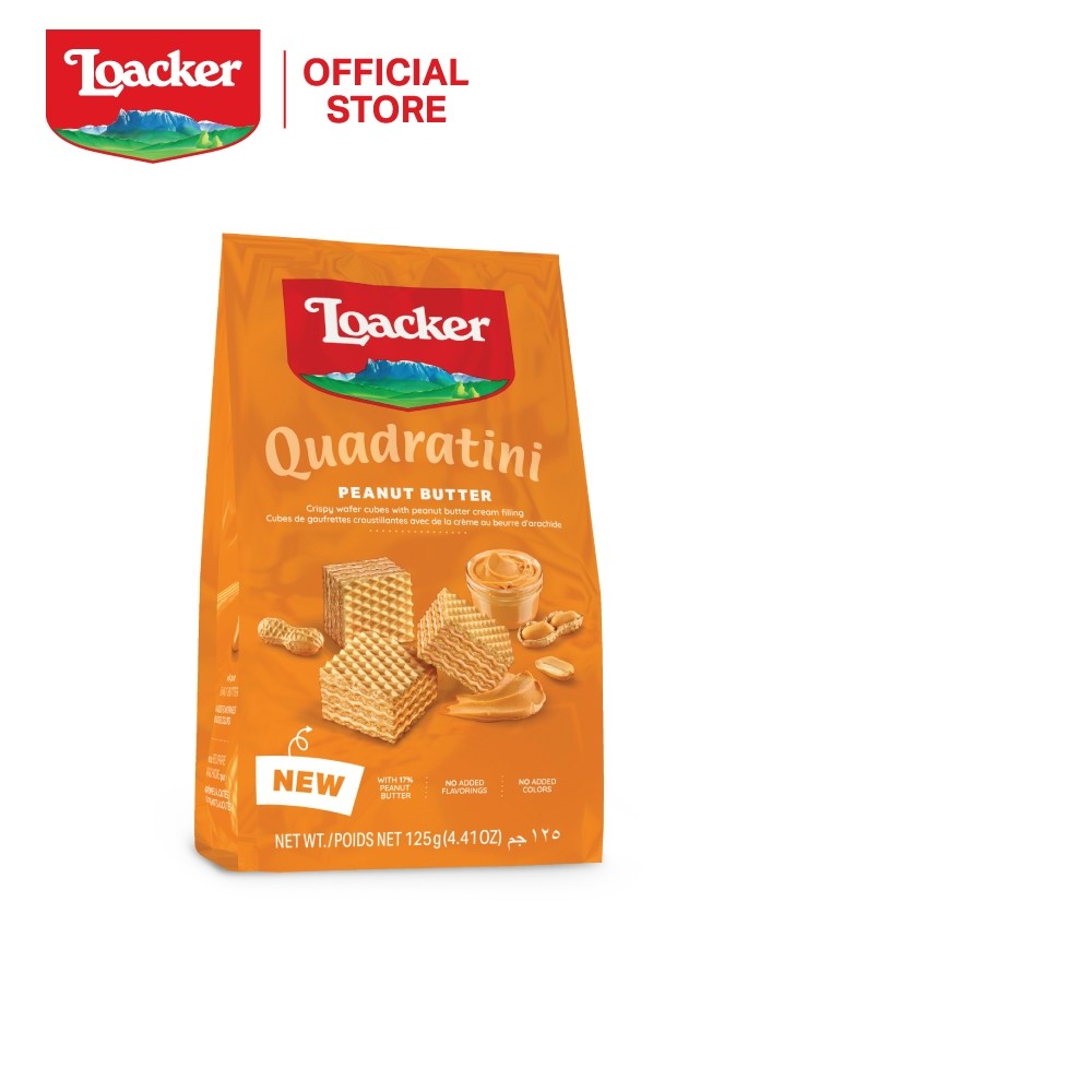 Loacker Quadratini Peanut Butter 125 g