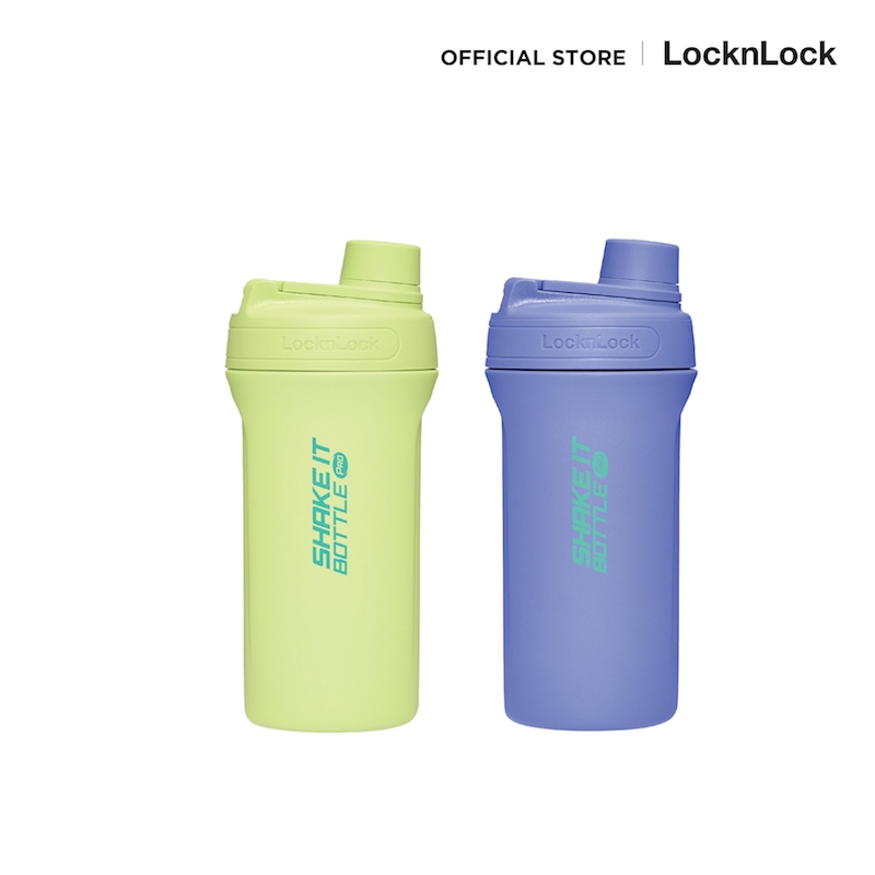 LocknLock Shake It Bottle Pro Stainless · สินค้า 1 ขวด สีมินท์ GRN · ภาพแสดงตัวเลือกสี